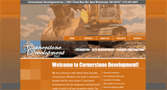 Desktop Screenshot of cornerstonedevelopmentinc.com